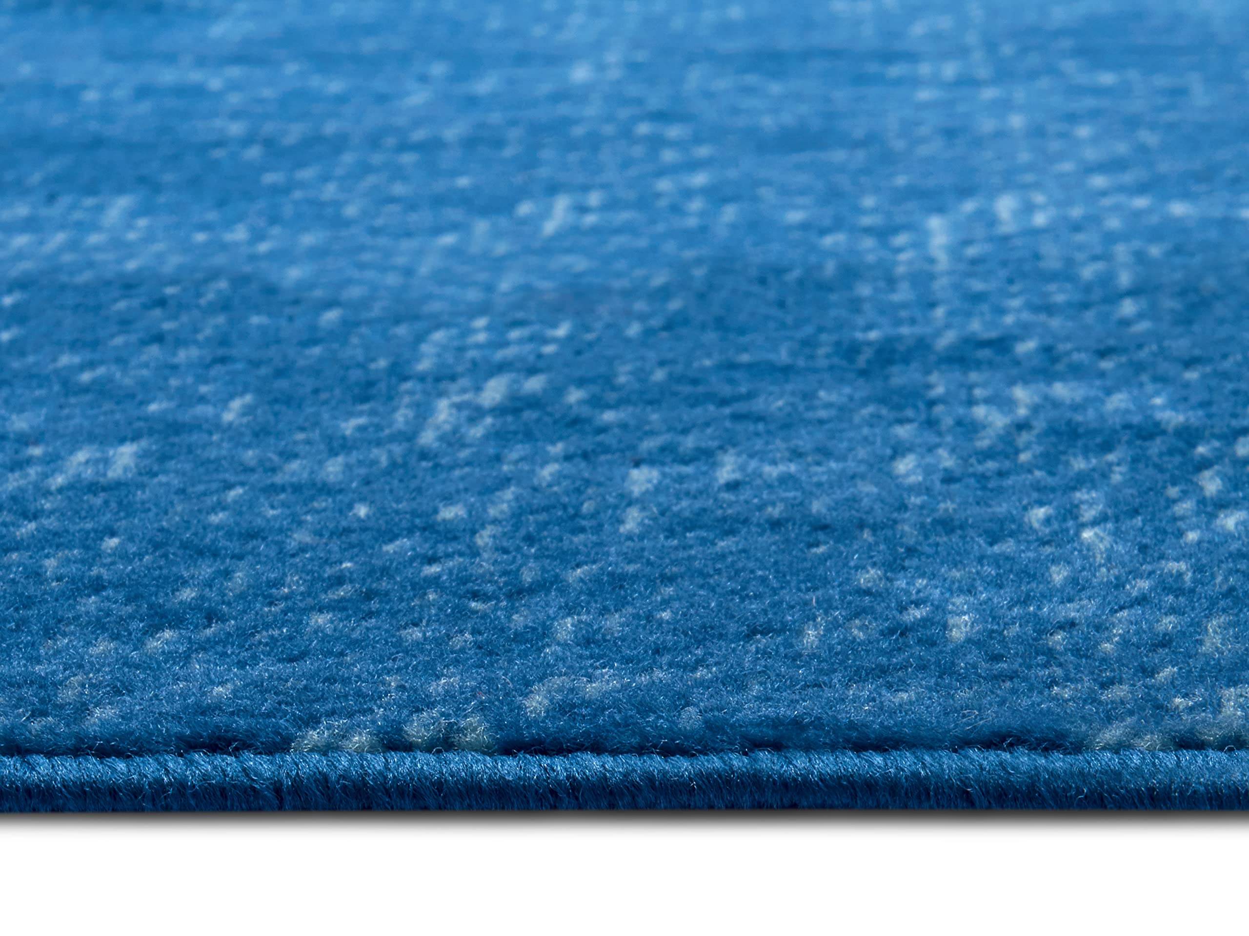 HANSE Home Tapis de CASA, 80 x 300 cm, Doux, à Poils Courts, Design Moderne, pour Couloir, Chambre à Coucher, Chambre d'enfant, Salle de Bain, Salon, Cuisine, Chemin de décoration - Bleu Jean