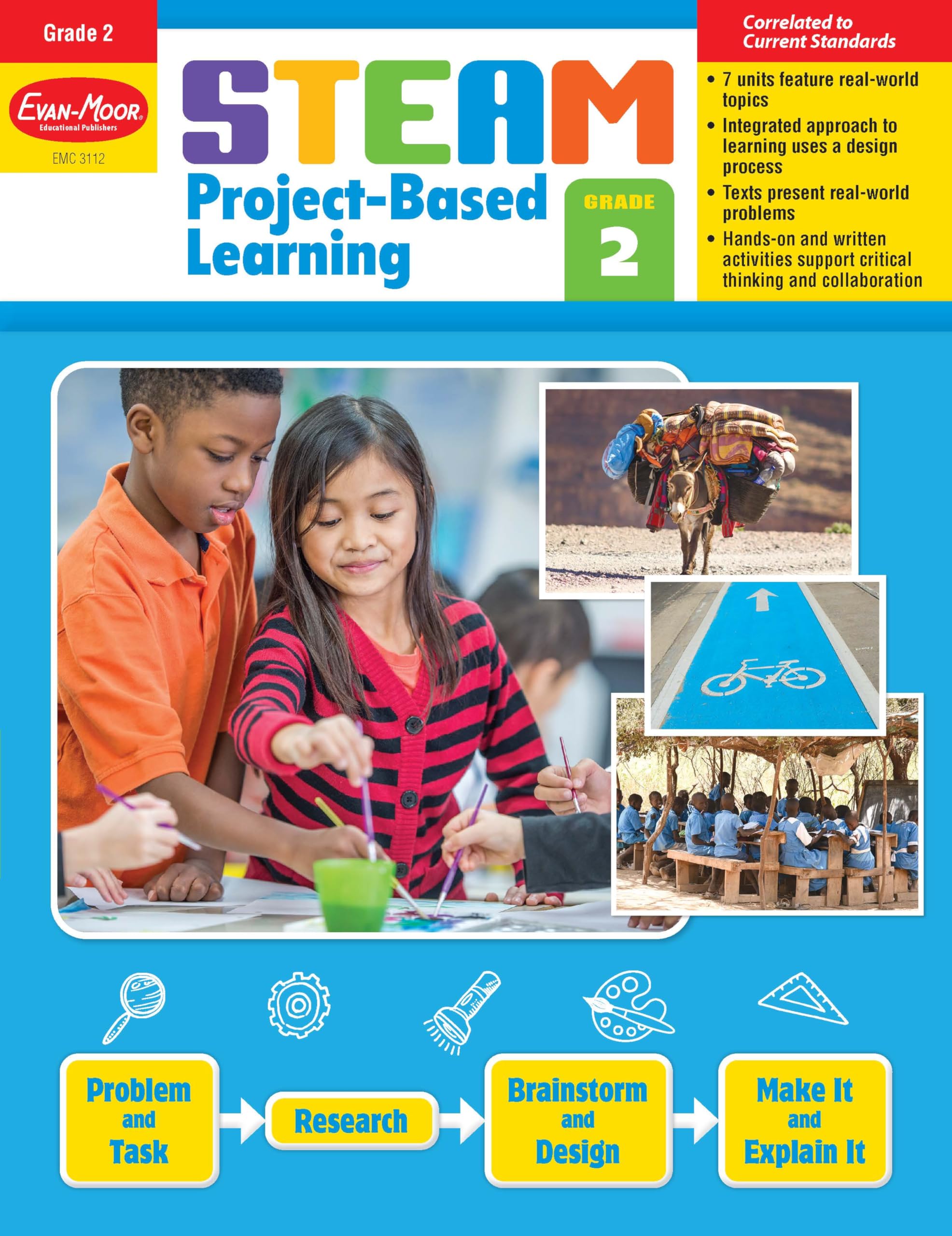 Evan-Moor STEAM Project-Based Learning, Grade 2 Activities ...