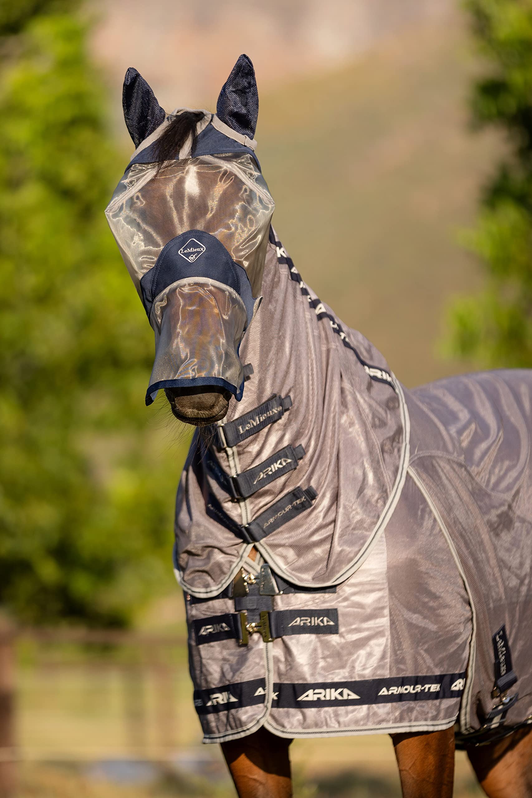 LeMieux Armour Shield Pro Fly Mask Full - Maschera mosche Unisex adulto