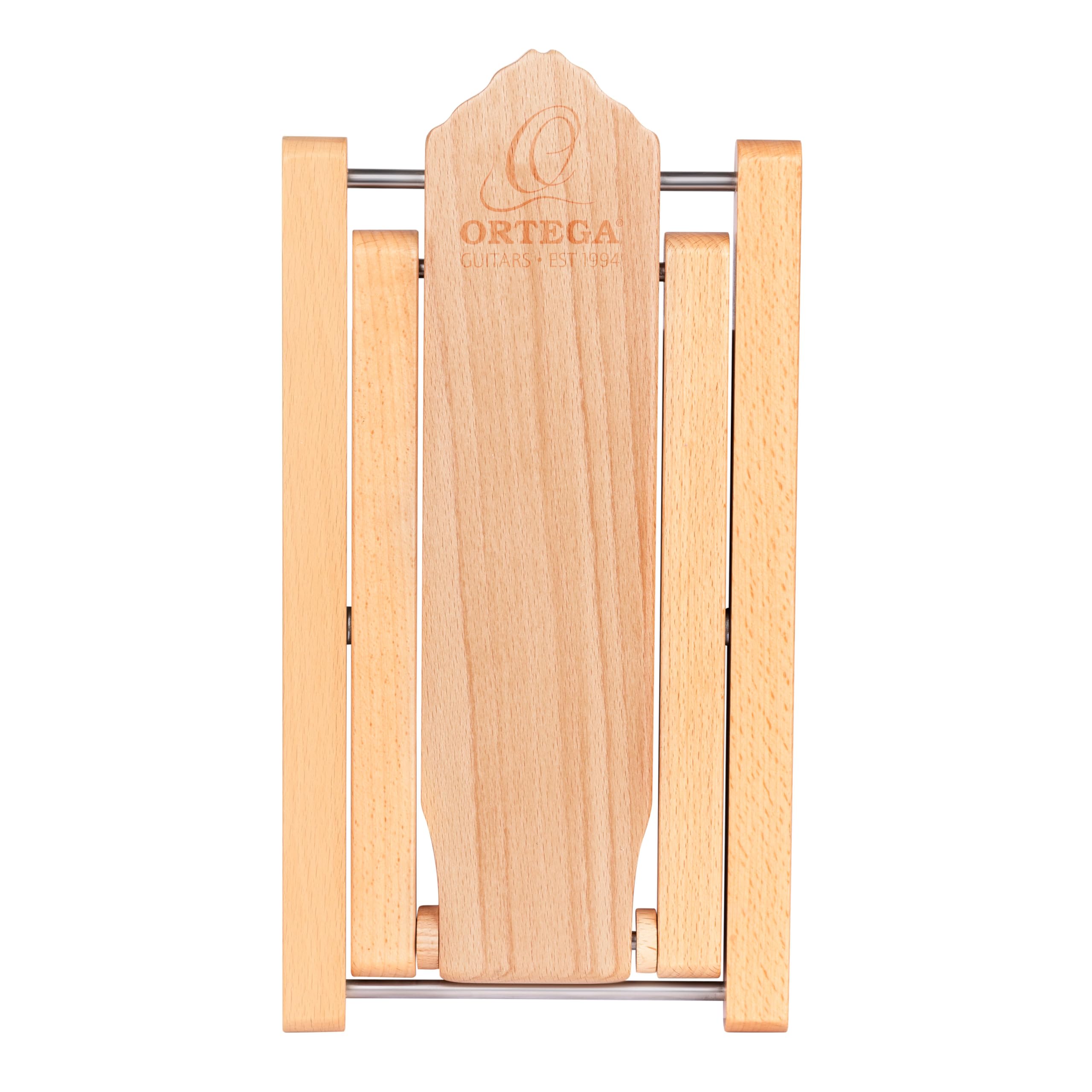 Ortega Guitars OWFS-1NT Ortega Guitars stabile Fußbank im Headstock Design aus massivem Ahorn mit seidenmattem Schutzlack, Natürlich