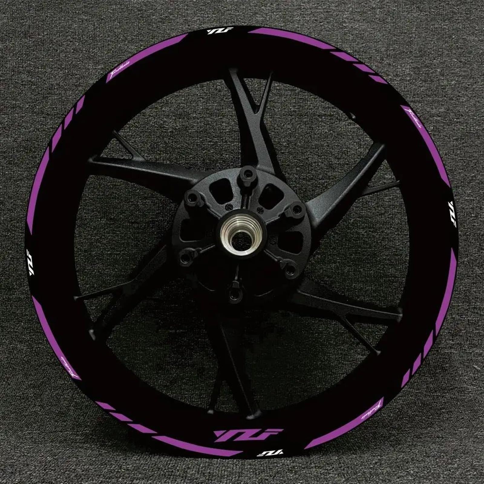 Motorcycle Reflective Wheel Stickers Rim Decal for Yamaha R1 R15 R125 R6 R7 MT-09 MT09 MT07 MT10 for Tracer(Color17)