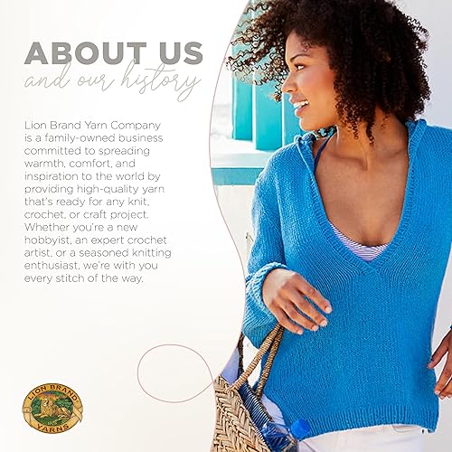 Miniatura 6 de Lion Brand Yarn Feels Like Butta - Ovillo de lana suave para tejer y tejer, aterciopelado, paquete de 3, color gris pálido