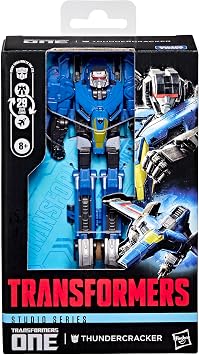 Transformers Studio Series ONE Thundercracker, Deluxe Class 5.25-Inch Converting Action Figure, Robot Toys for Ages 8+