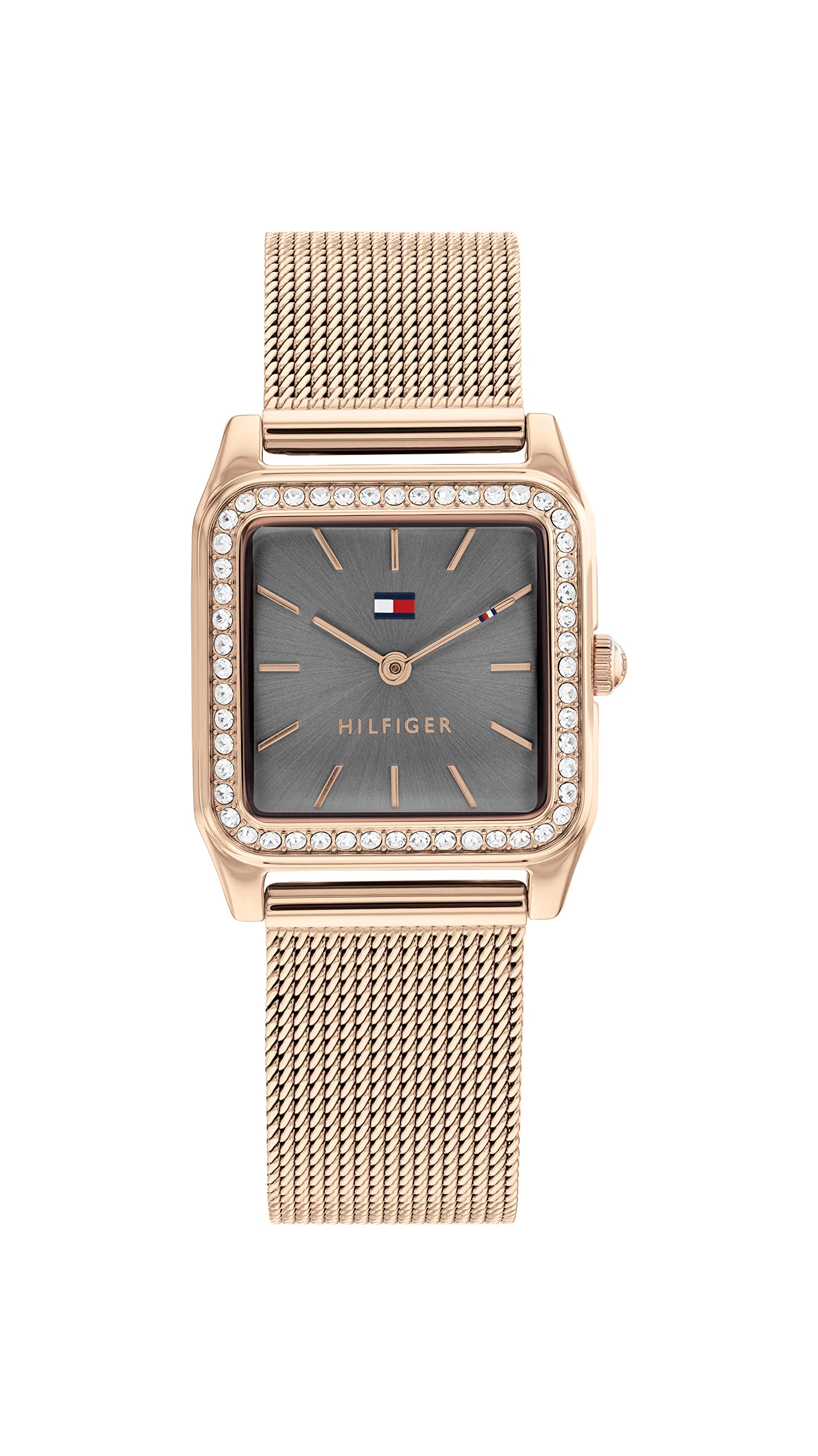 Tommy Hilfiger Grey Dial Golden Stainless Steel Strap Watch for Women-TH1782610 (B0C45WWF29) Amazon Price History, Amazon Price Tracker