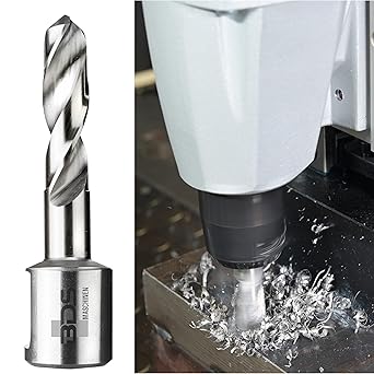 Twist Drills for Magnetic Drilling Machines | HSS Twist Drill Bits with Weldon Shank | Weldon Shaft Twist Drills | Magnetic Drill Machine | BDS Machines (Germany) | Diameter: 8 mm