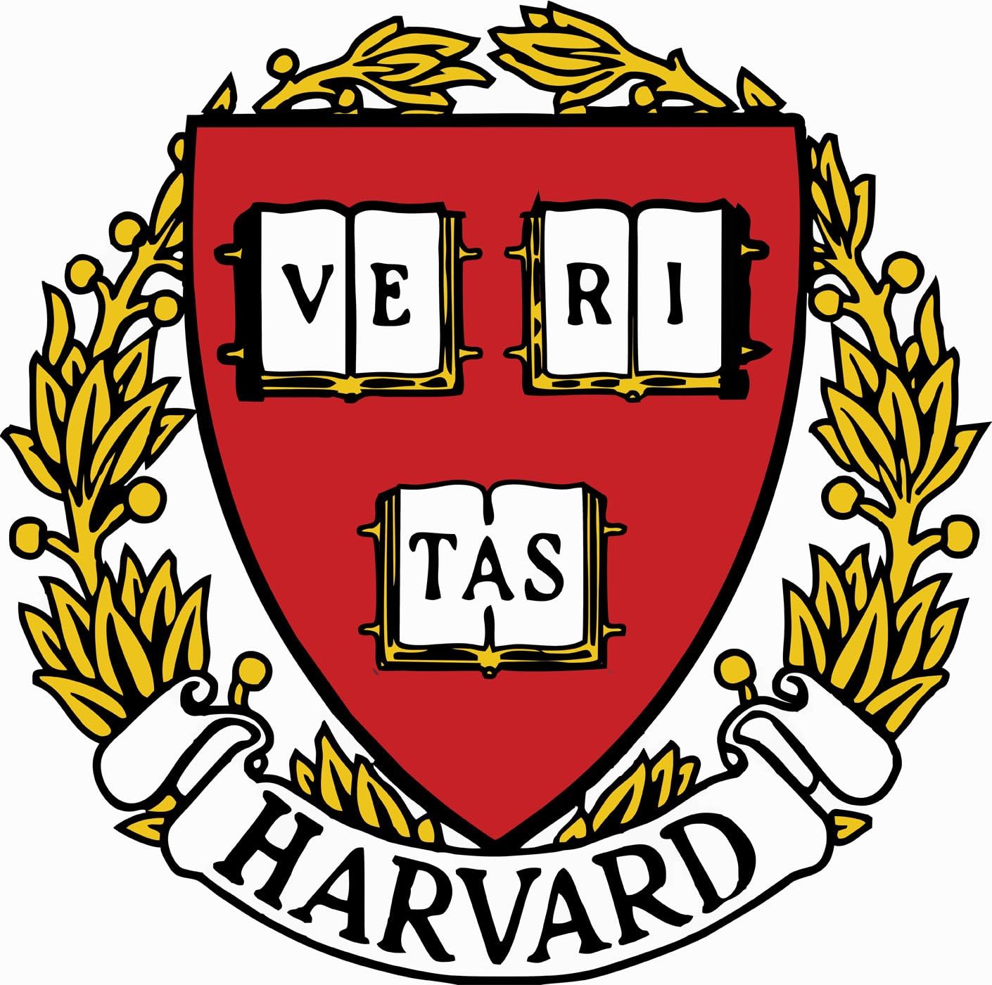 Harvard Crimson Logo Bumper Sticker Decal 4" X 5" Automotive