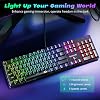 Teclado mecánico gamer Redragon alámbrico, 11 modos de retroiluminación programables, interruptor rojo intercambiable en caliente, anti-ghosting, keycaps PBT de doble inyección, teclado iluminado para PC Mac 3