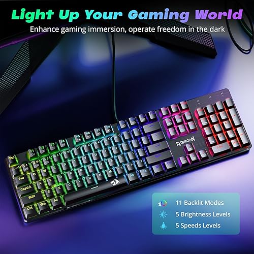 Redragon Teclado Mecânico para Gaming: Precisão e Durabilidade a Bom Preço