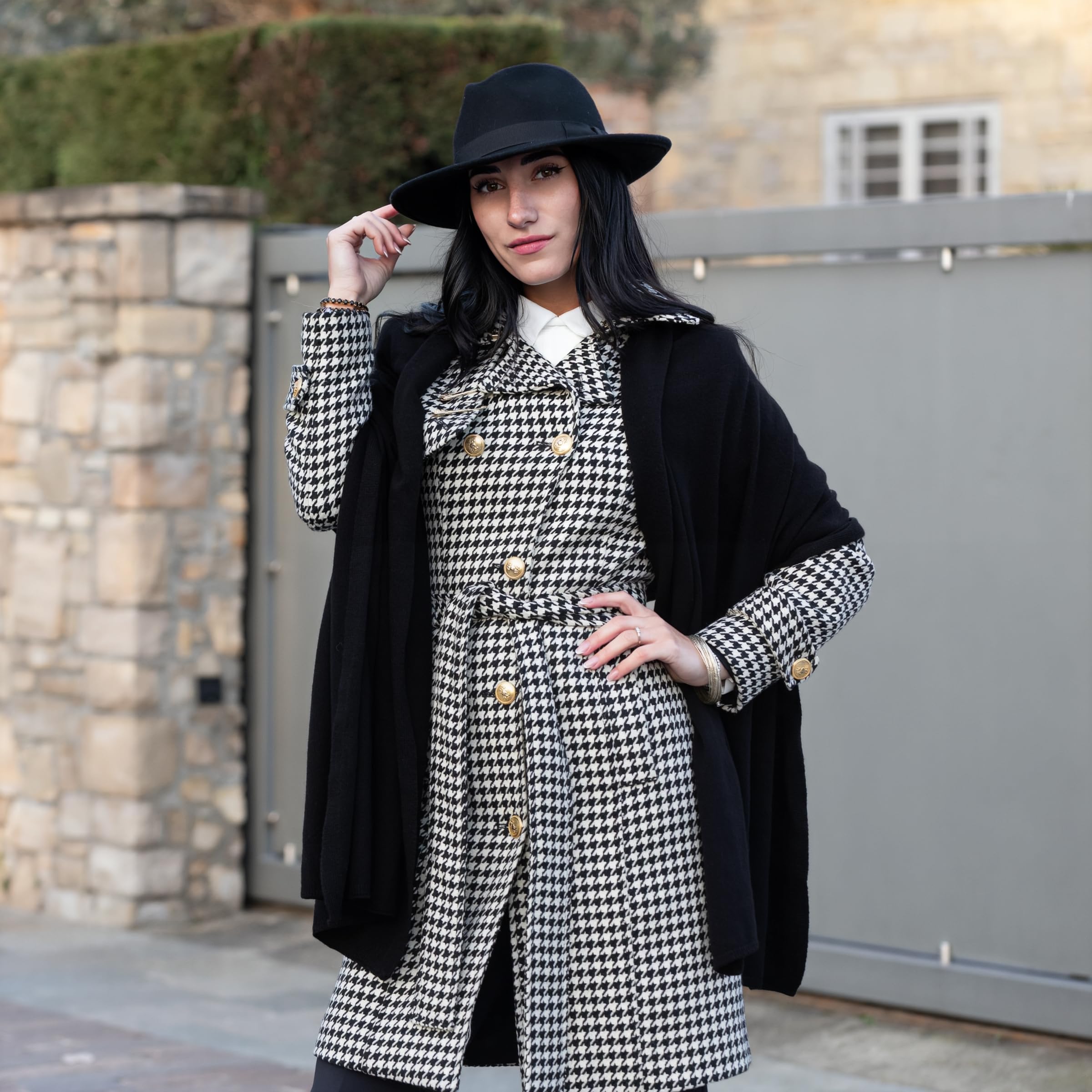 Stola Donna Cashmere Invernale Made in Italy, Scialle Elegante in Lana e Cachemire, Maxi Sciarpa, Coprispalle Cerimonia
