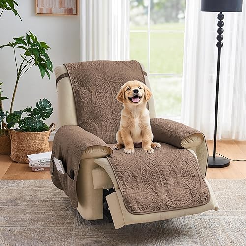 Miniatura 10 de Fundas acolchadas para silla reclinable, fundas reclinables repelentes al agua, funda reclinable Lazy Boy de ajuste cómodo, funda reclinable apta