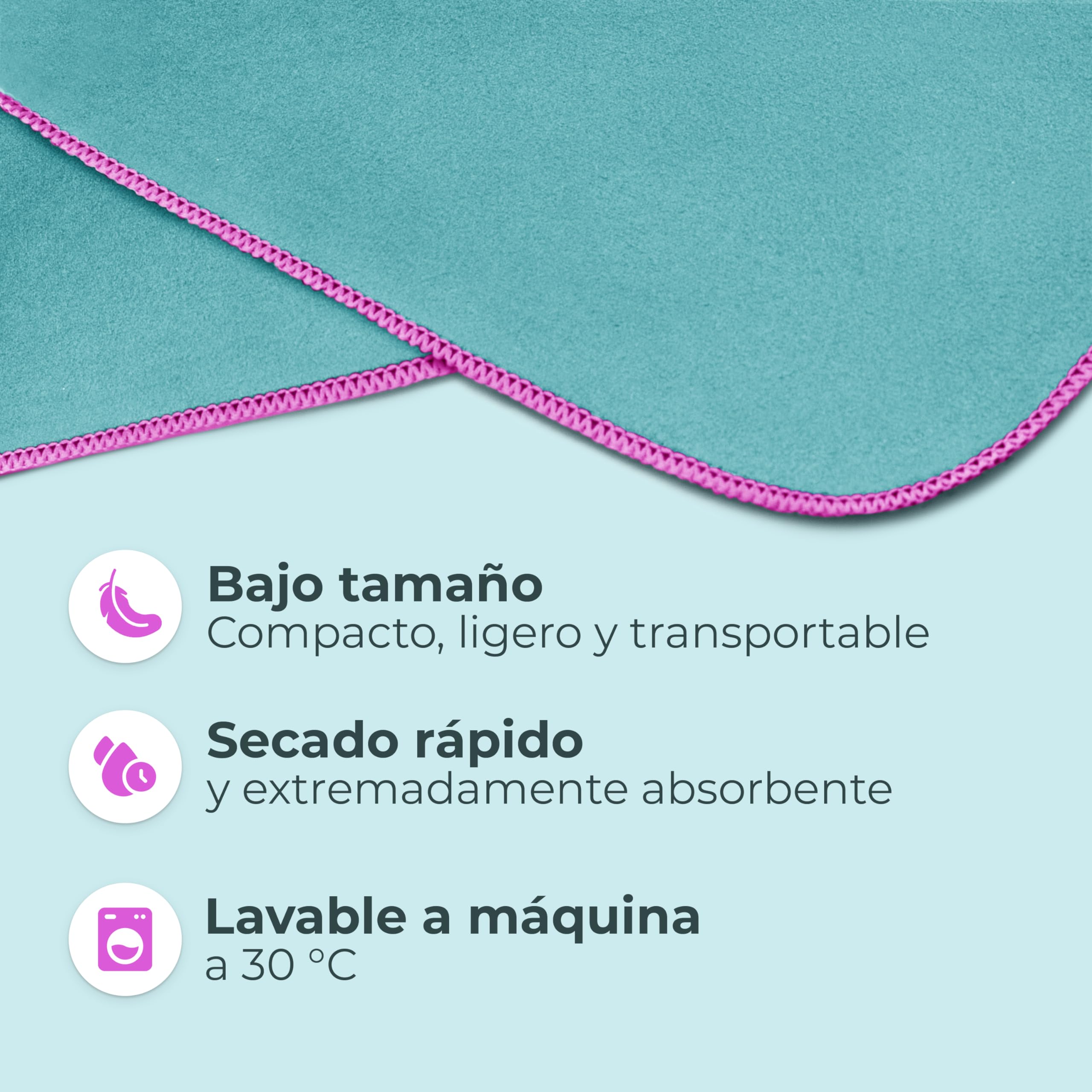 NirvanaShape Toalla Poncho 2 en 1 de Microfibra para Adultos – Albornoz de Secado Rápido y Ayuda para Cambiarse, Ideal para Viaje, Surf, Camping, Sauna y Playa