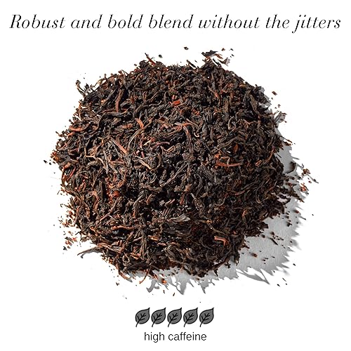 iLOLA Discos de té de hojas sueltas para desayuno inglés n 11 Oprahs Favorite Things 2022 Mezcla robusta de té negro Assam Ceilán y Kenia Alta