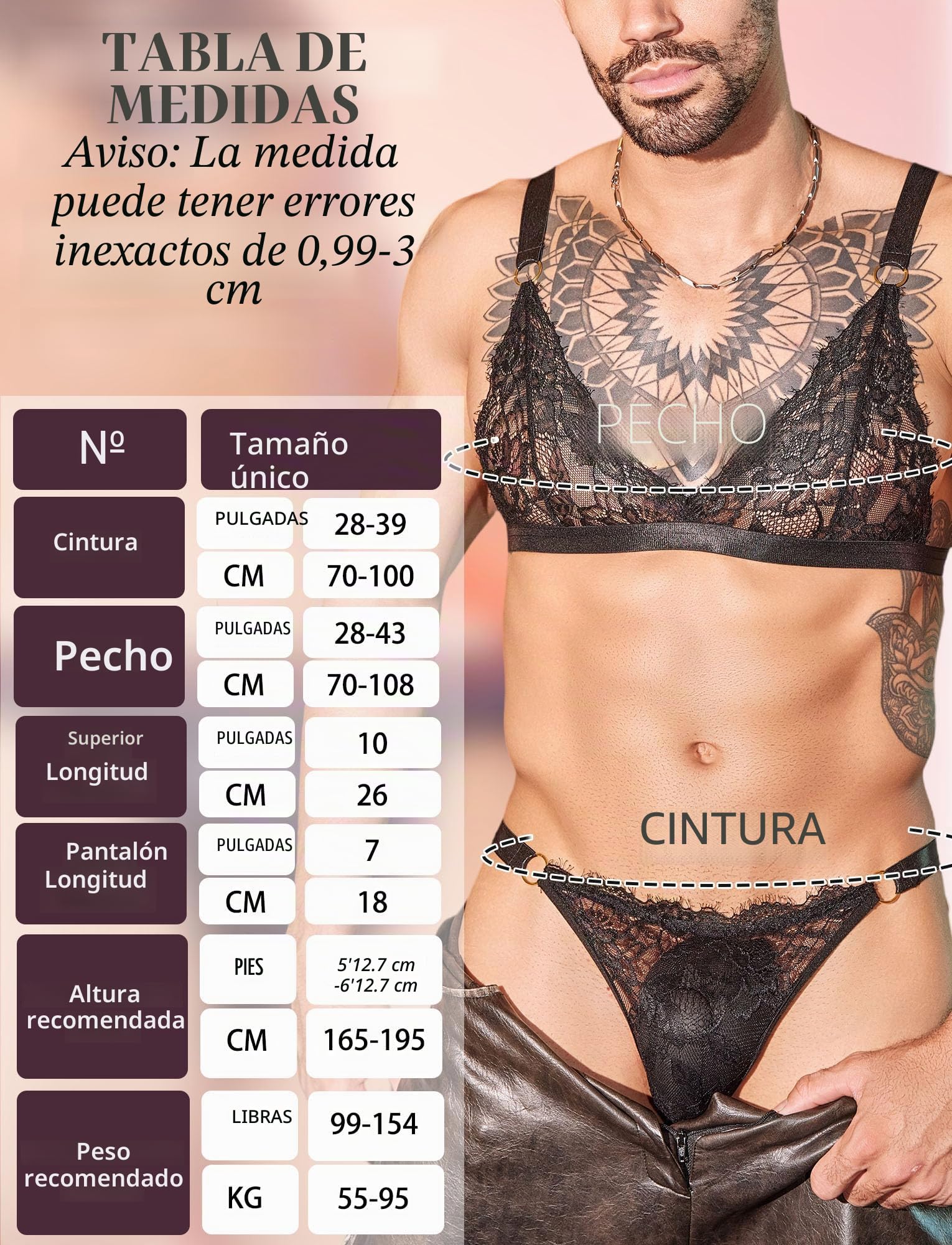 Conjunto de ropa interior para hombre Sissy Lencería Sexy Hot Encaje Sujetador y Bragas Ropa Interior Crossdresser Gay Nightwear
