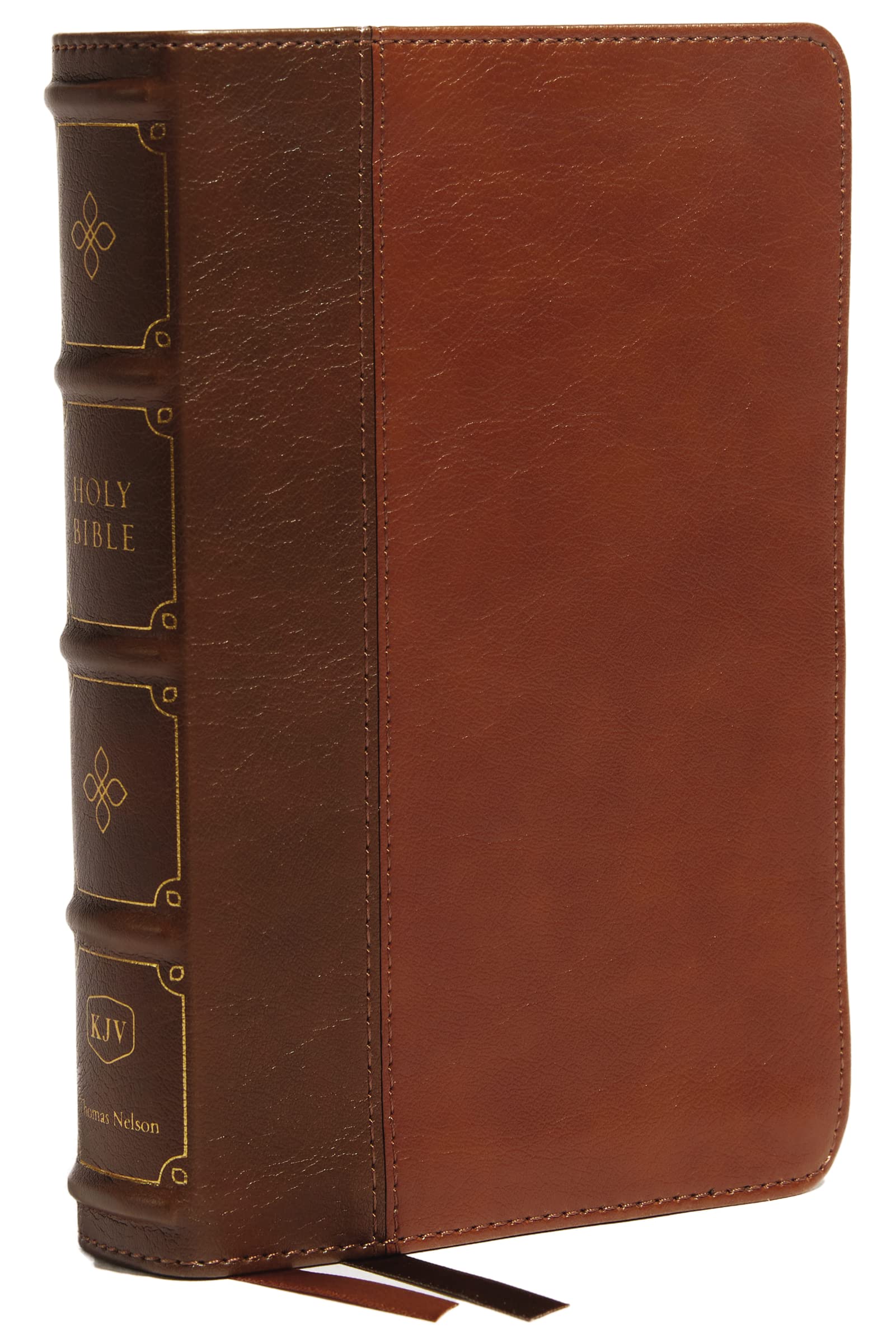 KJV, Compact Bible, Maclaren Series, Leathersoft, Brown, Comfort Print: Holy Bib