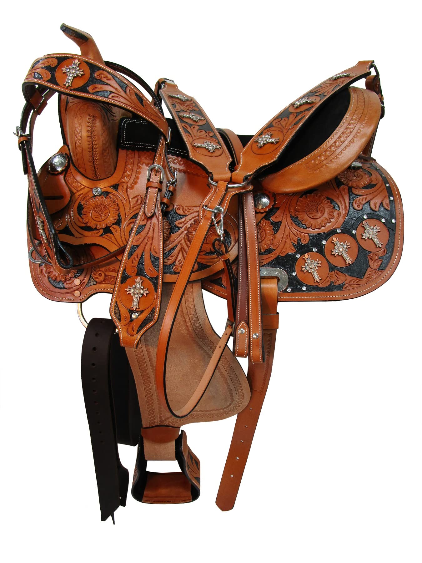 Silver Royal High Plains Roper Saddle 16