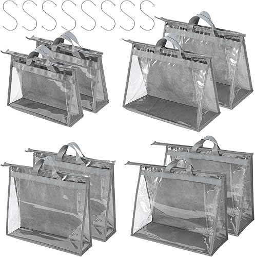 CINPIUK Bolsas antipolvo, organizador de almacenamiento transparente para armario, bolsas pequeñas a extra grandes, bolsas sin polvo, bolsa de