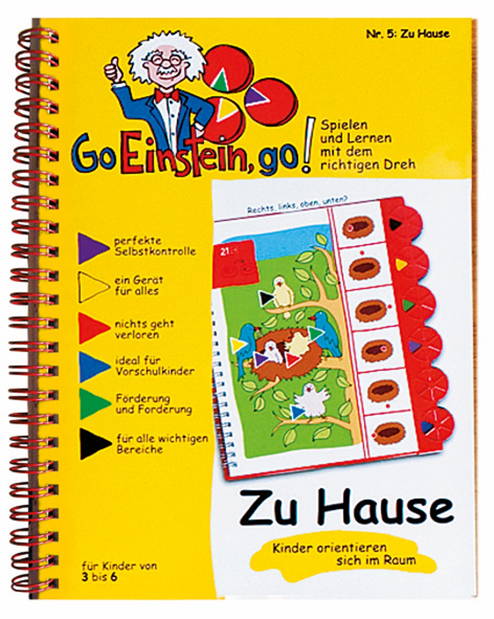 Go, Einstein, go!: Das neue Lernsystem: Spielen und Lernen mit der perfekten Selbstkontrolle / Übungsbuch: Zu Hause: Raum und Lage-Beziehungen