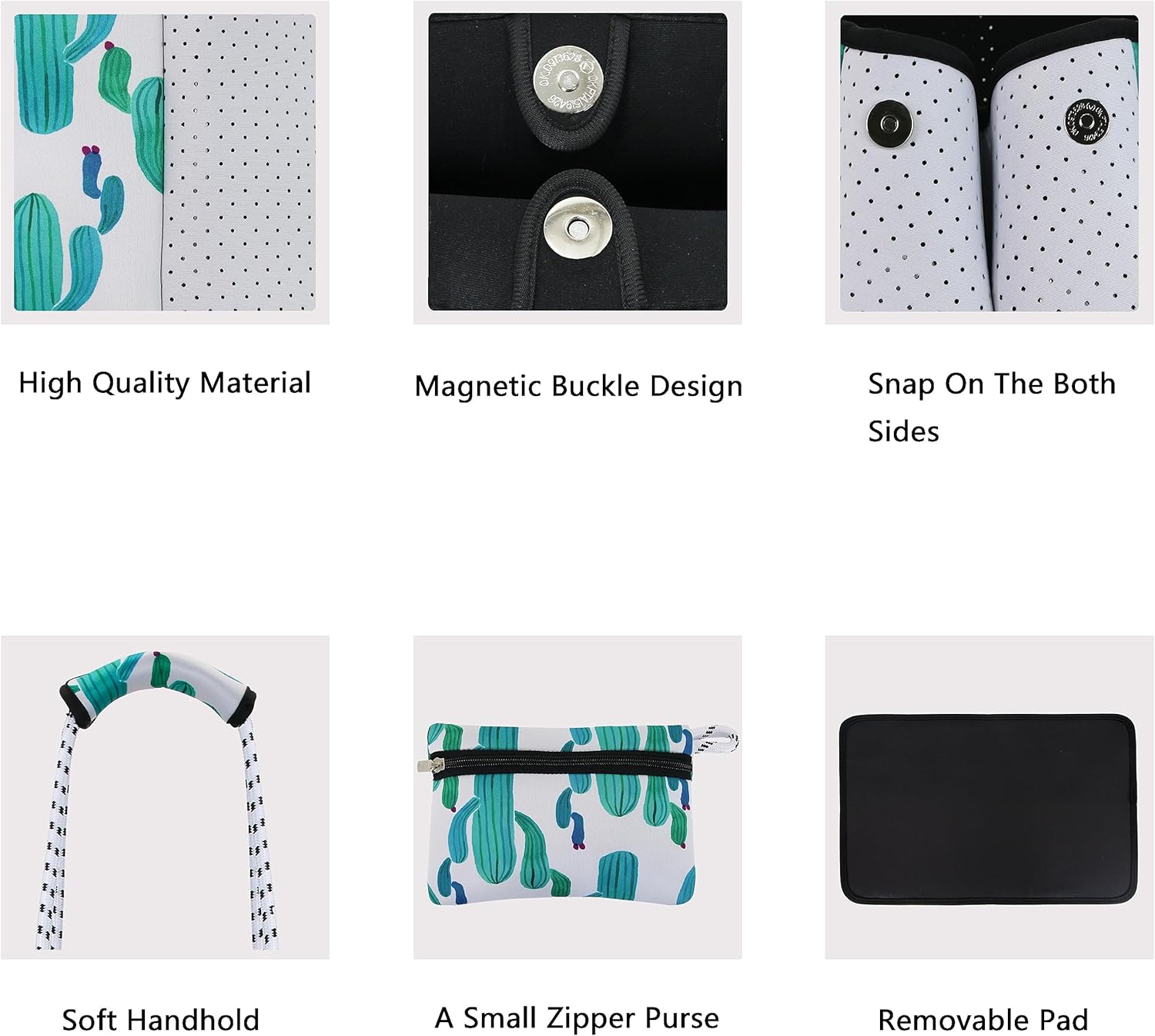 Hibala Neoprene Multipurpose Beach Bag,Gym/Travel/Pool Bag,Tote For Women&Men - Image 5