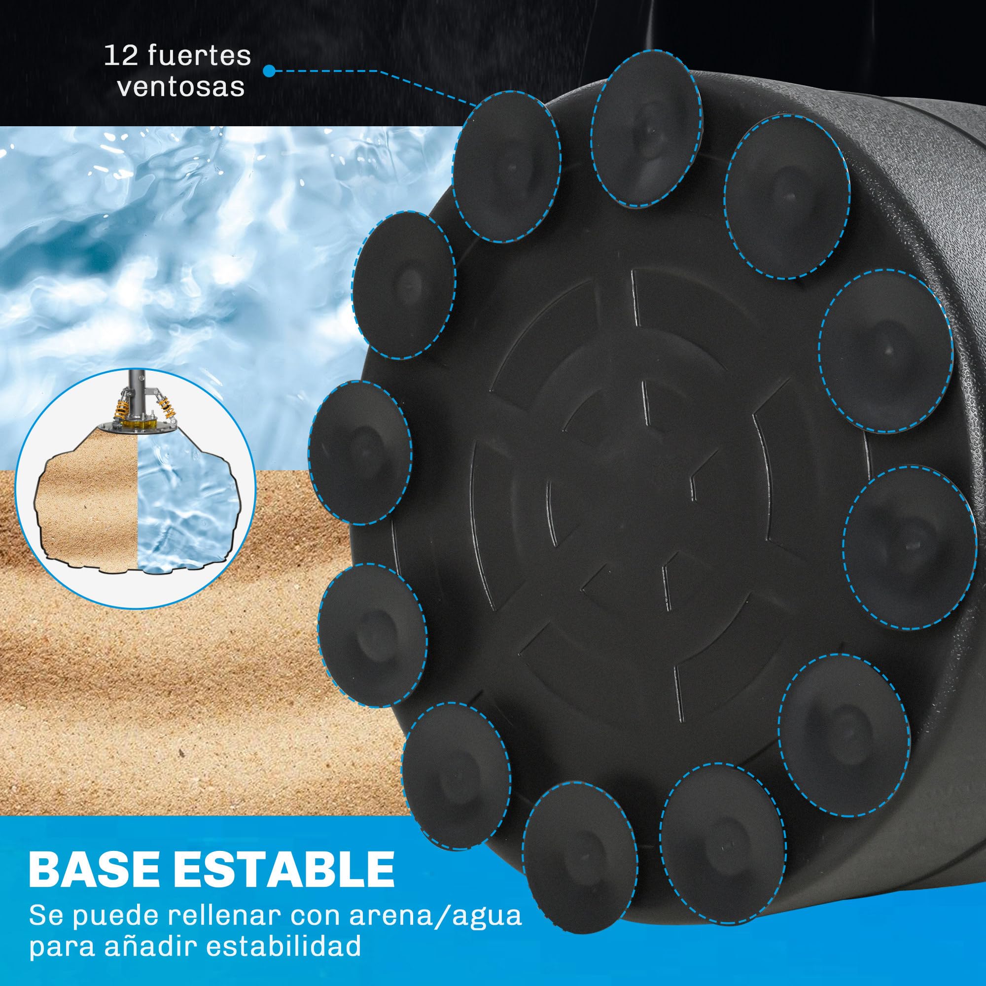 HOMCOM Saco de Boxeo de Pie Altura Regulable para Adultos 170cm Negro