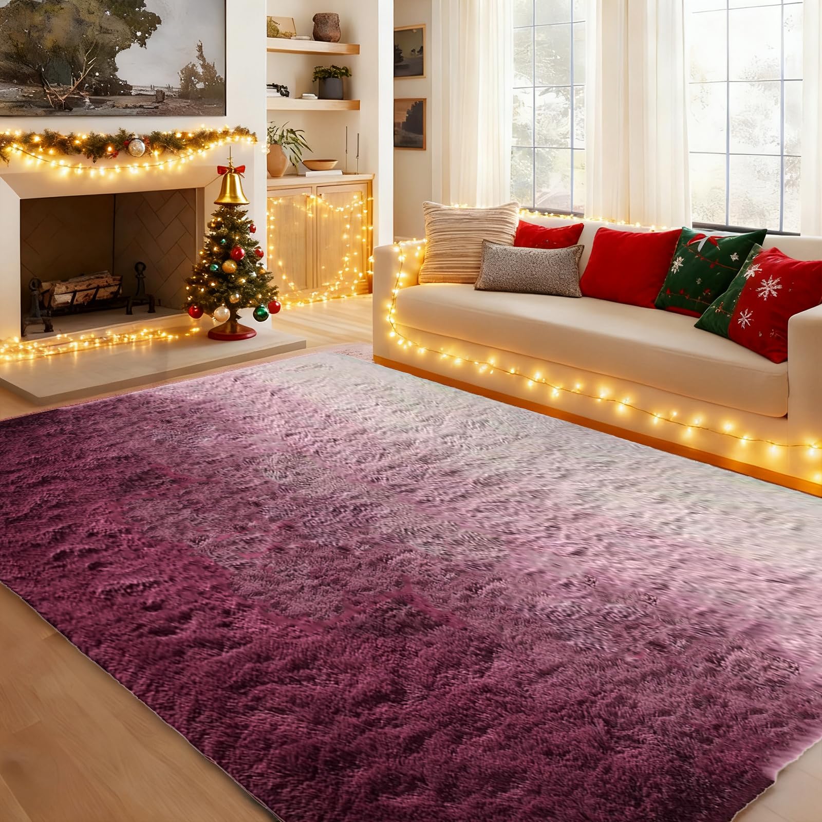 Tapis Salon Shaggy Moelleux pour une Maison Chaleureuse et Chambre Cocooning