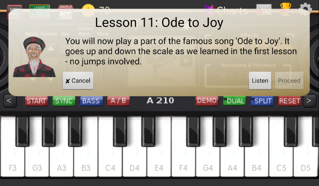 Music Keyboard App on the Amazon Appstore