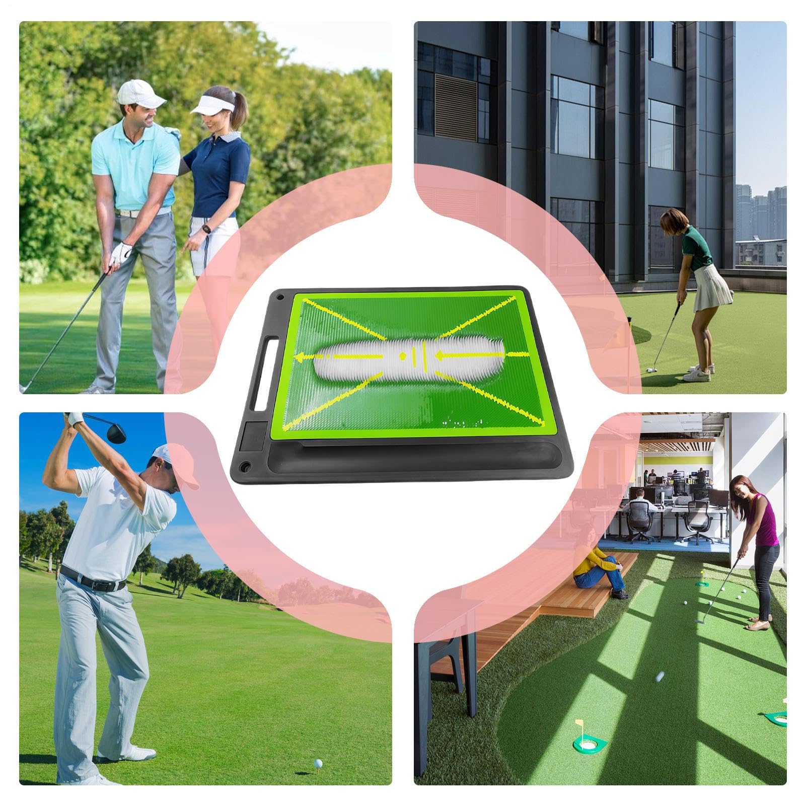 Golfmatte – Golf-Trainingsmatte, Golf-Übungsmatten, synthetischer Rasen