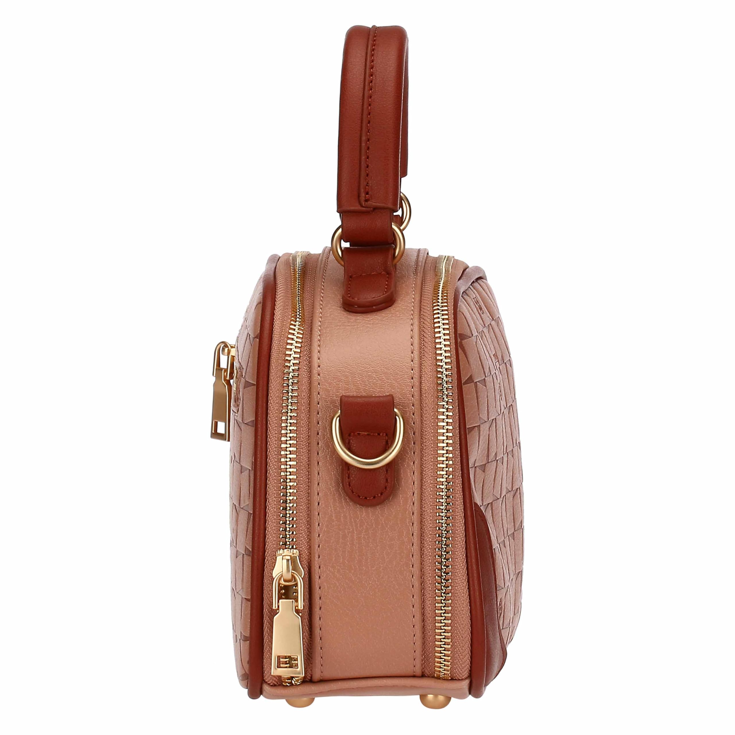 THUN - Borsa tracolla/mano - poliestere, PU, metallo - Collezione Sempre con me - 23 x 8 x 16 cm