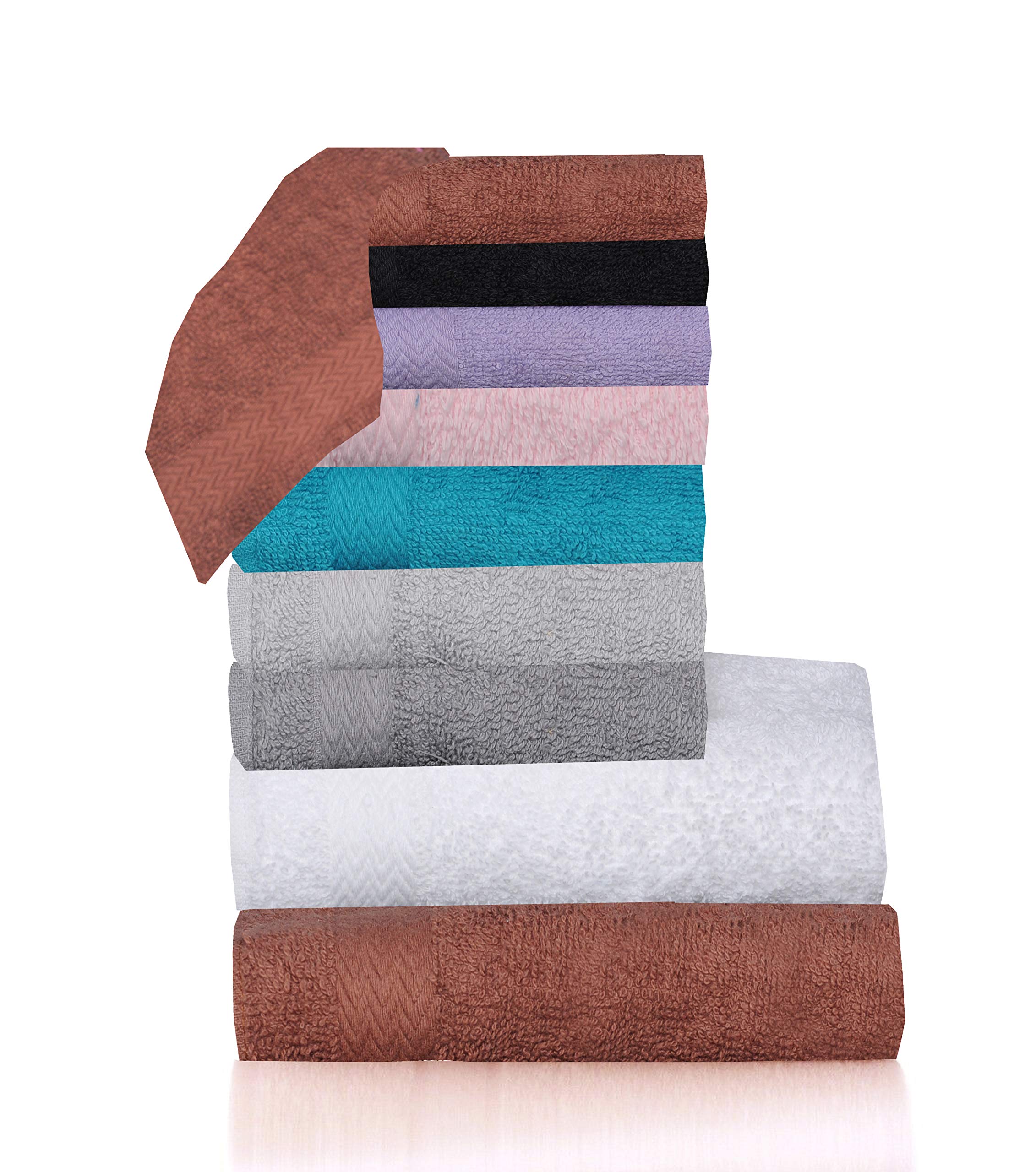 Besunshine Random 3X Pack Premium 100% Egyptian Cotton Terry Tea Towels Kitchen Dish Towels Extra Absorbent (, 3)
