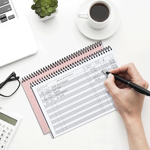 Miniatura 5 de The Superior Register - Cuaderno de registro de cheques y tarjetas de débito, ideal para dar seguimientos a tus cuentas de manera sencilla