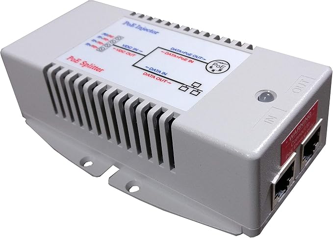 Inyector / Divisor PoE Pasivo Gigabit 12-57V 150W miniatura 2