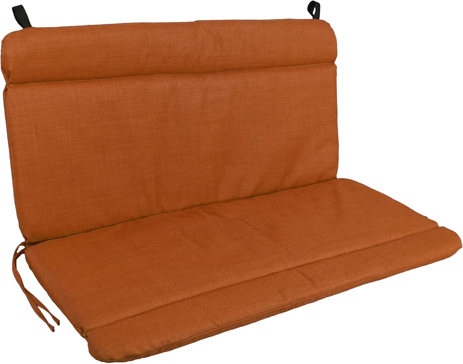 Blazing Needles Outdoor Seat/Back Loveseat Cushion, 42" x 40", Cinnamon 1 Count