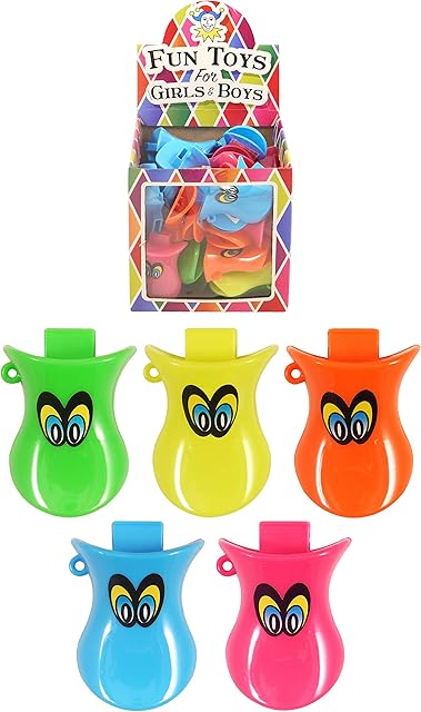 HENBRANDT Pack of 12 Duck Quacker Whistles Great Party Boys and Girls Loot Bag Fillers