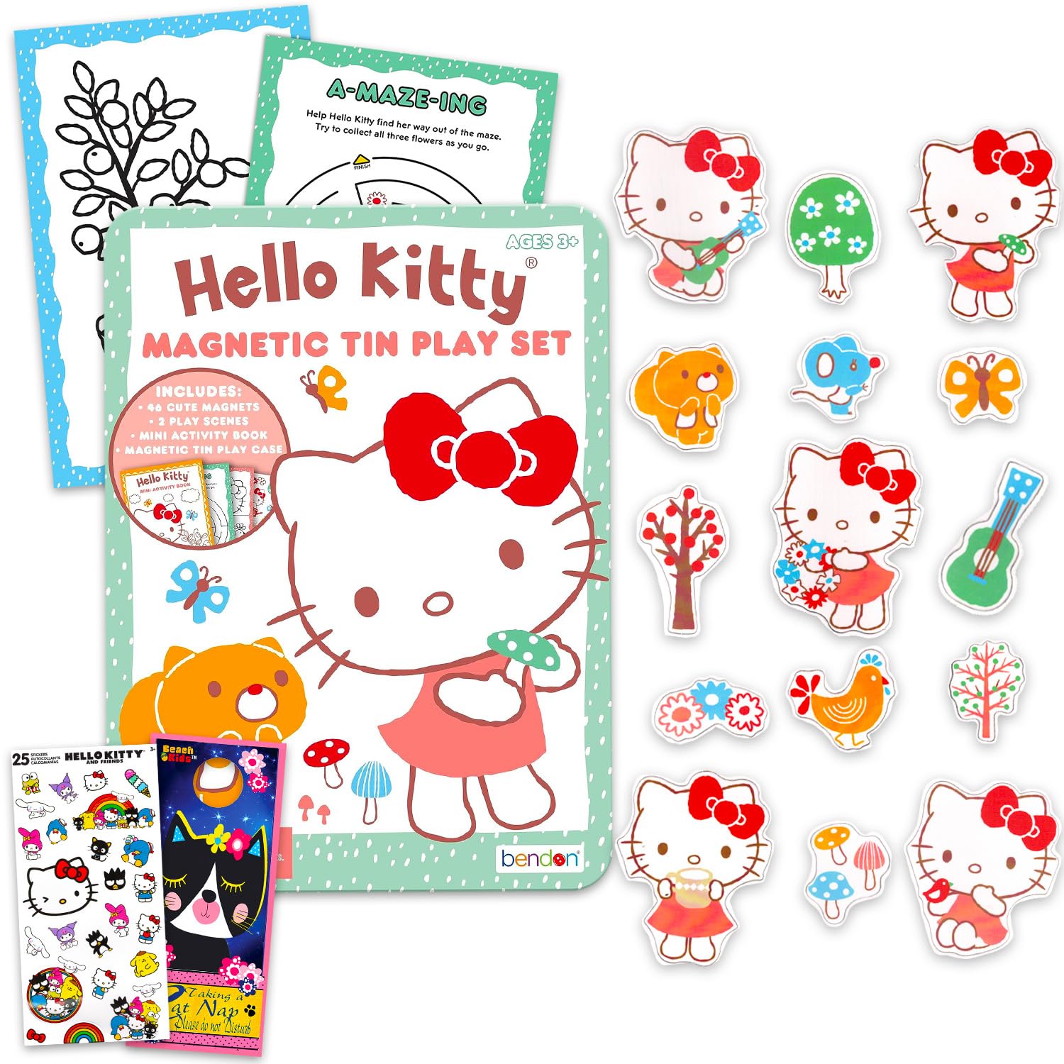 Hello Kitty 観光地マグネットセット 20個 Hello Kitty 観光地マグネットセット 20個