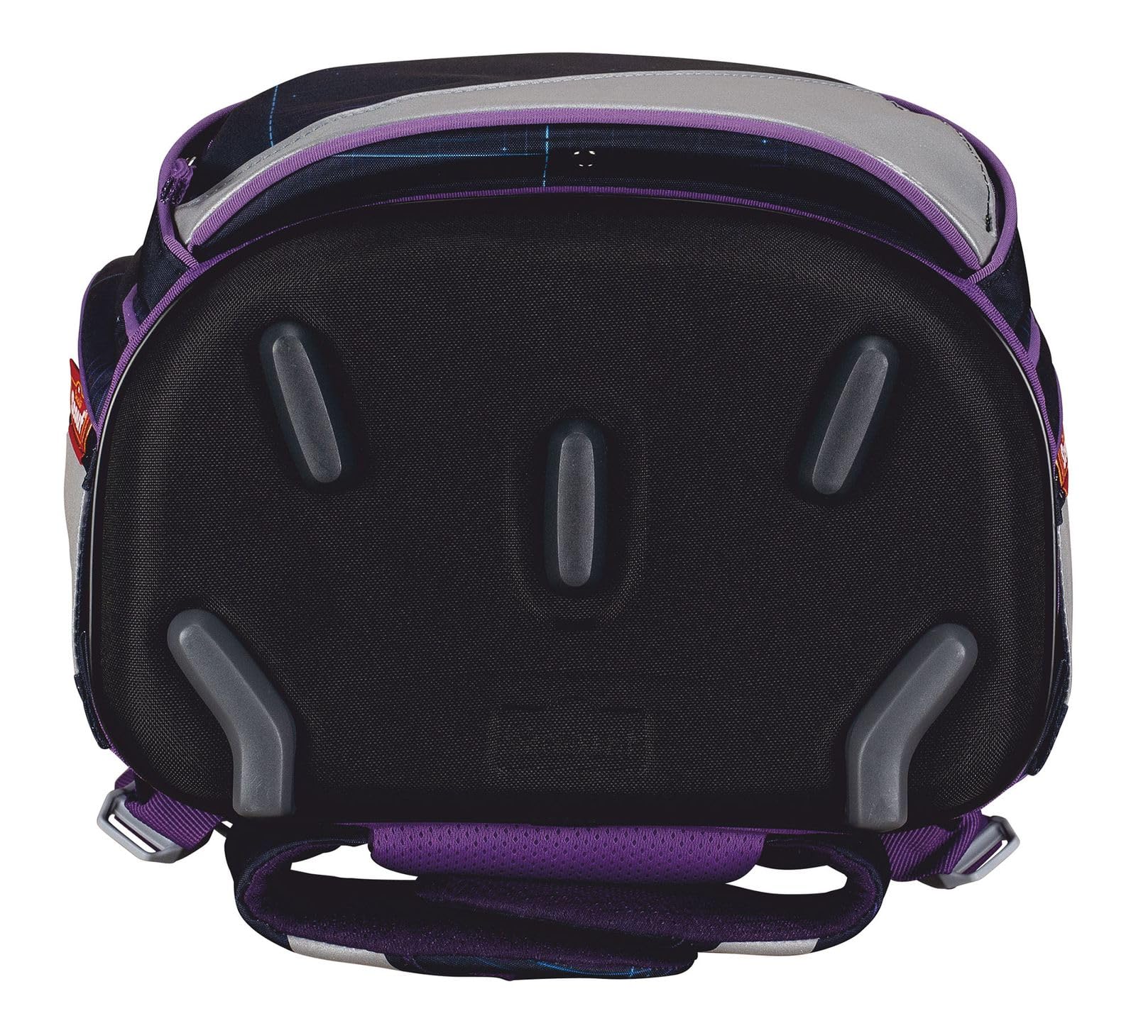 SCOUT Schulranzen Safety Light Alpha Set 4-teilig Spooky Starlight dunkelblau