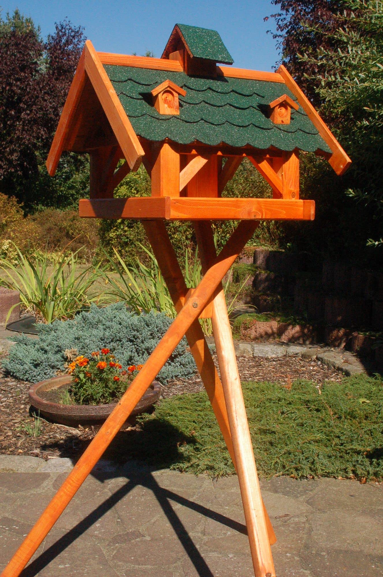 DSH DEKO SHOP HANNUSCH Gartenfigur XL Windmühle für den Garten – Höhe 1