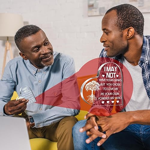 Miniatura 5 de Geelin Regalo de padrastro para padrastro, regalo para decoración de escritorio, placa acrílica de escritorio, recuerdo de hijastro, hijastro, placa