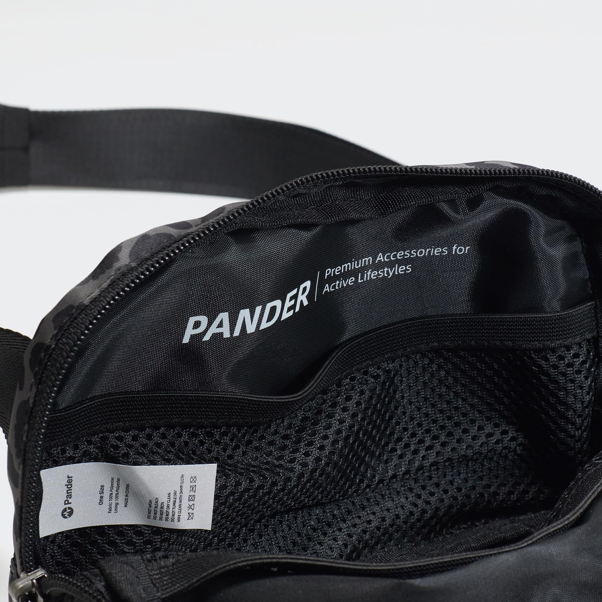 Pander Nylon Fanny Pack for Women, Two-Way Zipper Crossbody Bag view 7