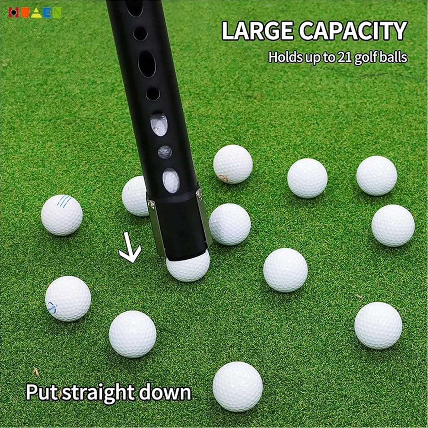 Detachable Golf Ball Retriever with Aluminum Tube - Golf Ball Picker Upper and Collector