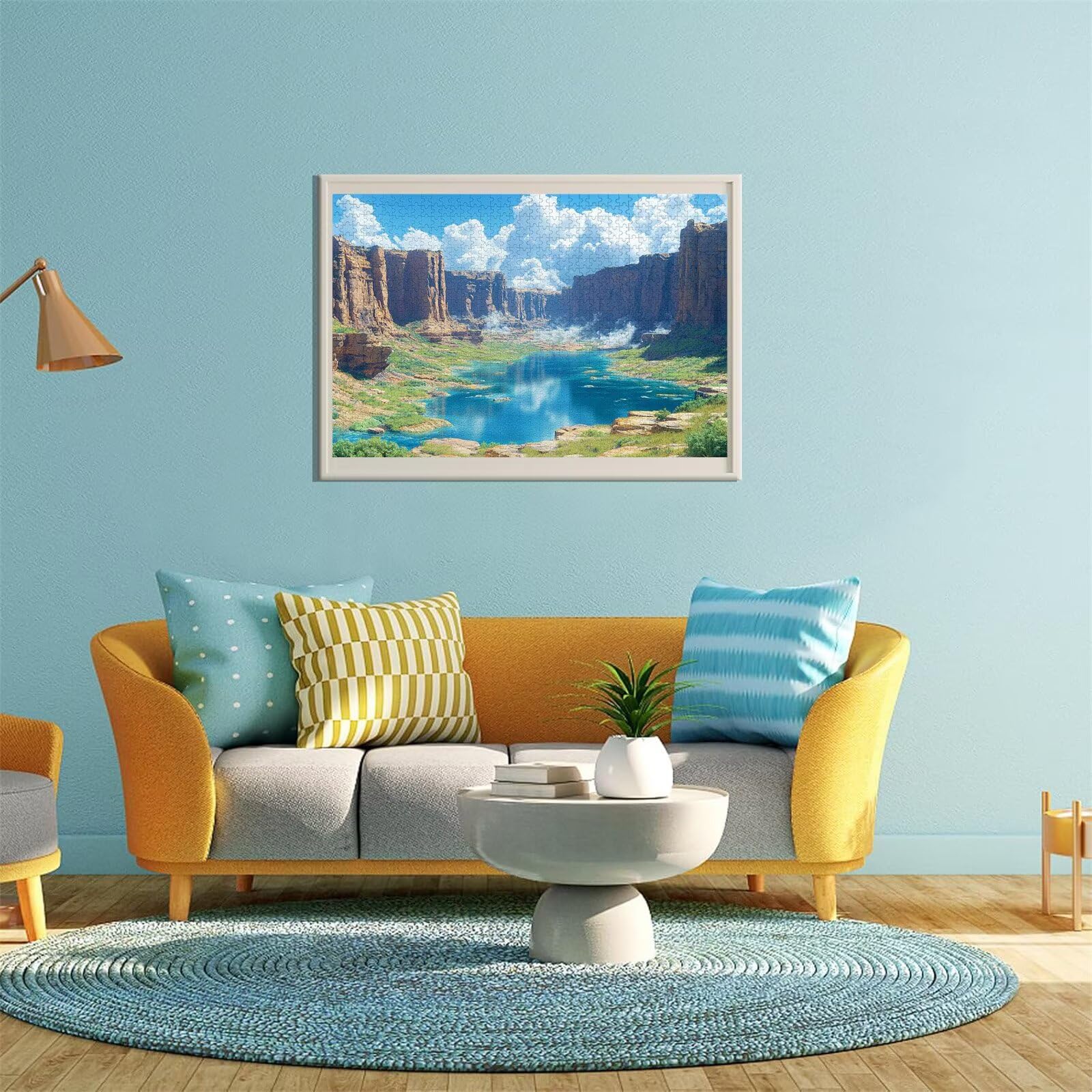 Puzzle Erwachsene 2000 Teile Schlucht Landschaft Educa Jigsaw für Kinder ab 8 Jahren Mädchen Jungen, Erwachsene Impossible Klassische Puzzles Schwer, Anspruchsvoll Spielspaß, Geschenke 70x99cm t-958