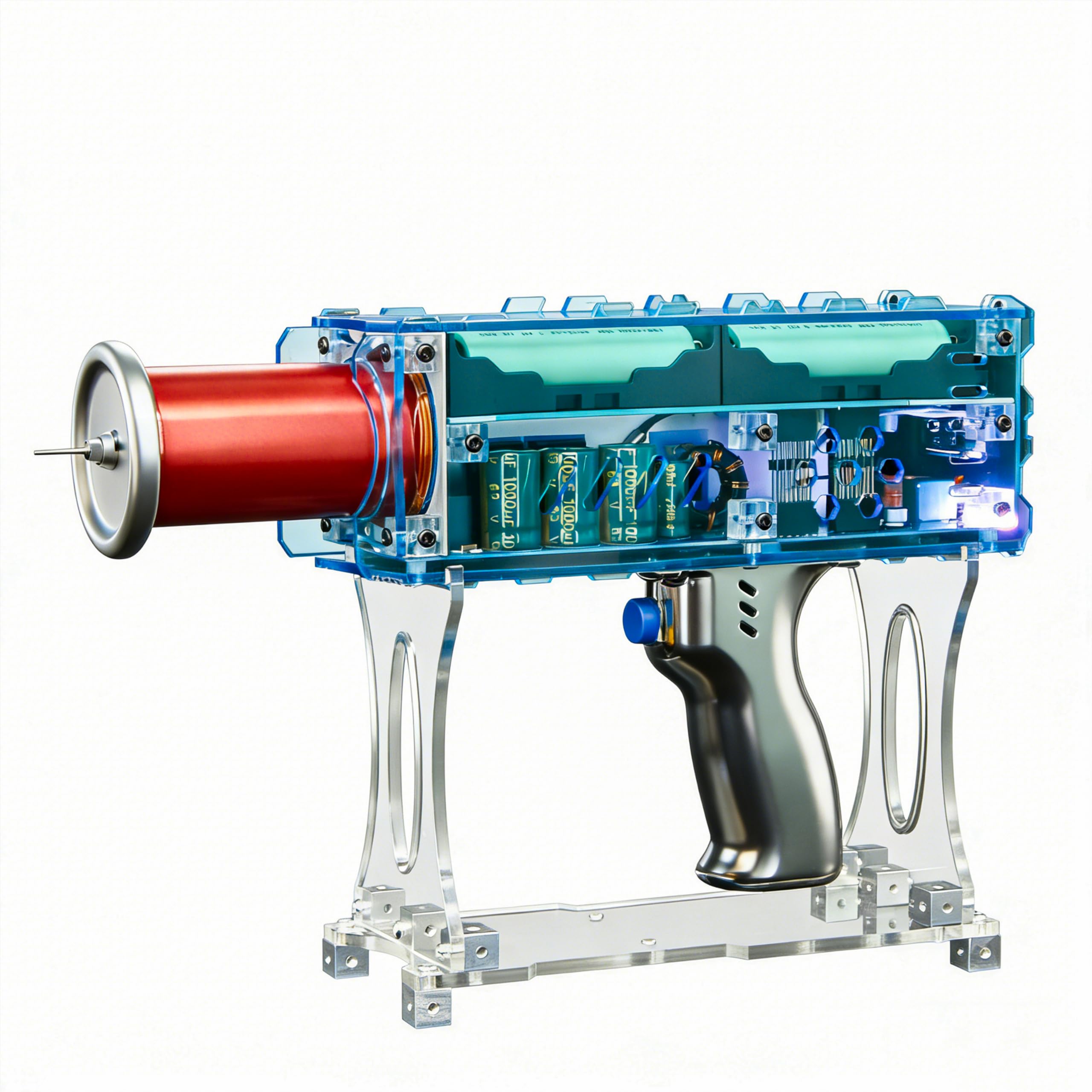 Photo 1 of 2025 Wireless Tesla Coil Gun Pro - 4th Gen Handheld Arc Generator, 10cm Adjustable Lightning, 2900mAh Rechargeable Battery, Safe Touch Mode for Science Education & Experiments