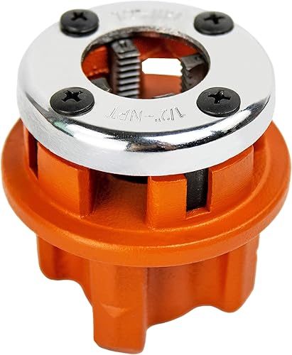 Vista 4 de HFS (R Ratchet Pipe Threader Kit Ratcheting Pipe Threading Tool Set (5dies)