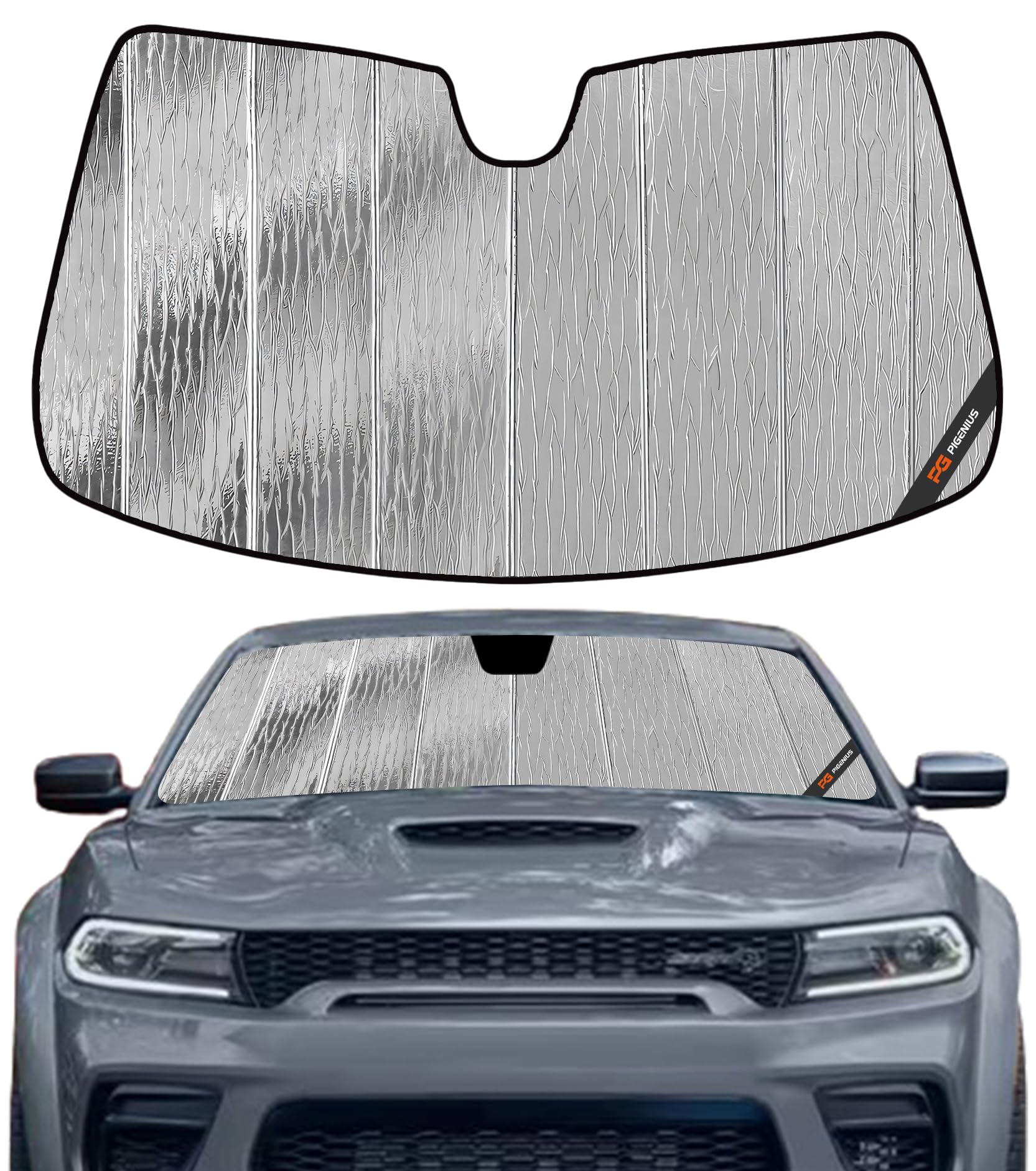 Amazon.com: Pigenius Windshield Sunshade for Dodge Charger 2011