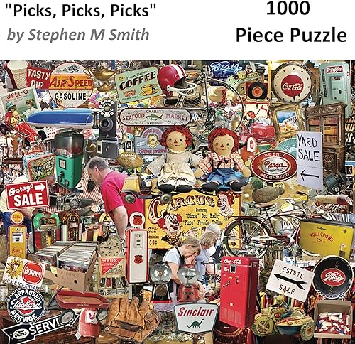 Miniatura 2 de Picks, Picks, Picks by Steve Smith, rompecabezas de 1000 piezas de 24 x 30 pies