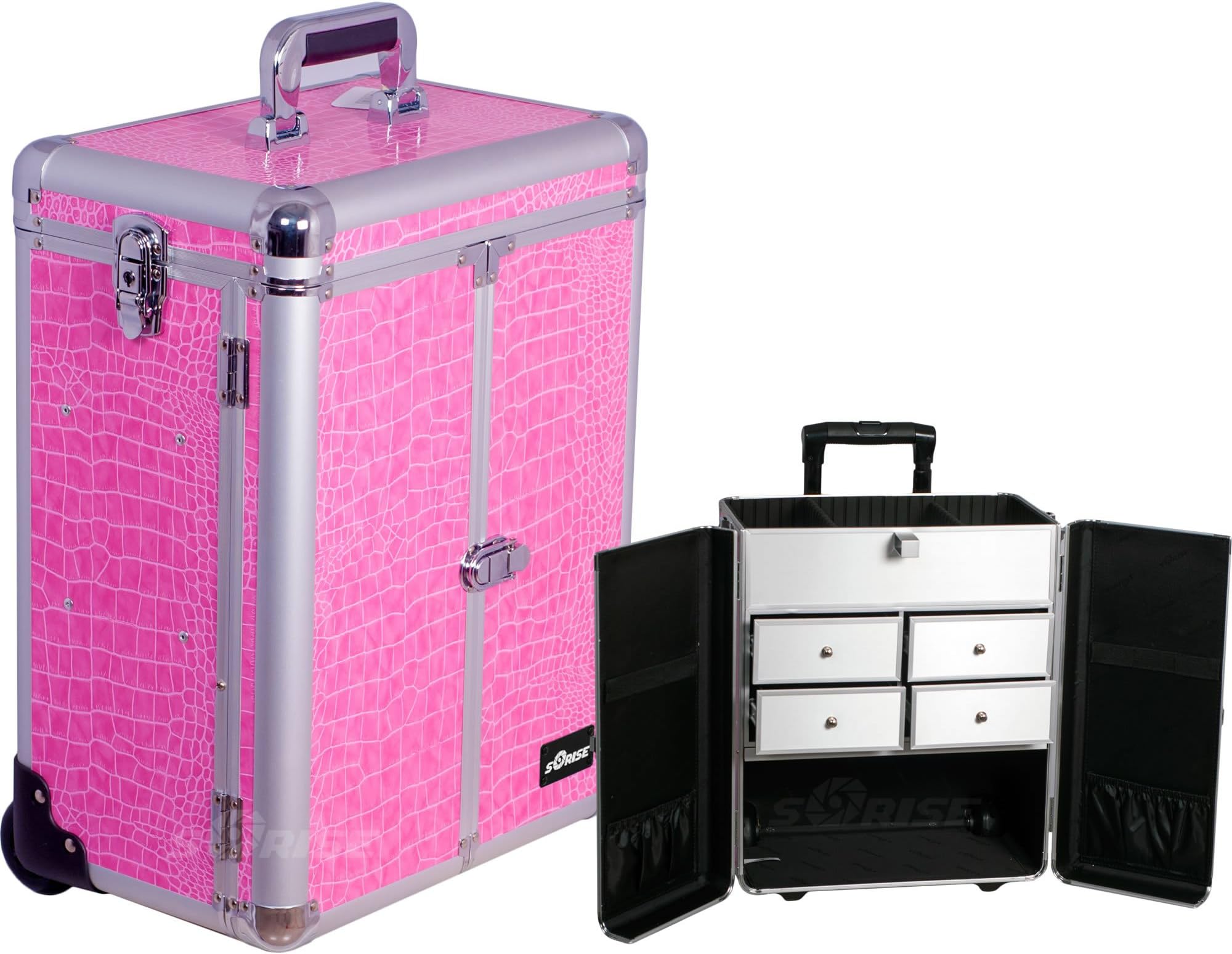 Pink Croc Sp Drawer Craft/Quilting Storage Case - E6305