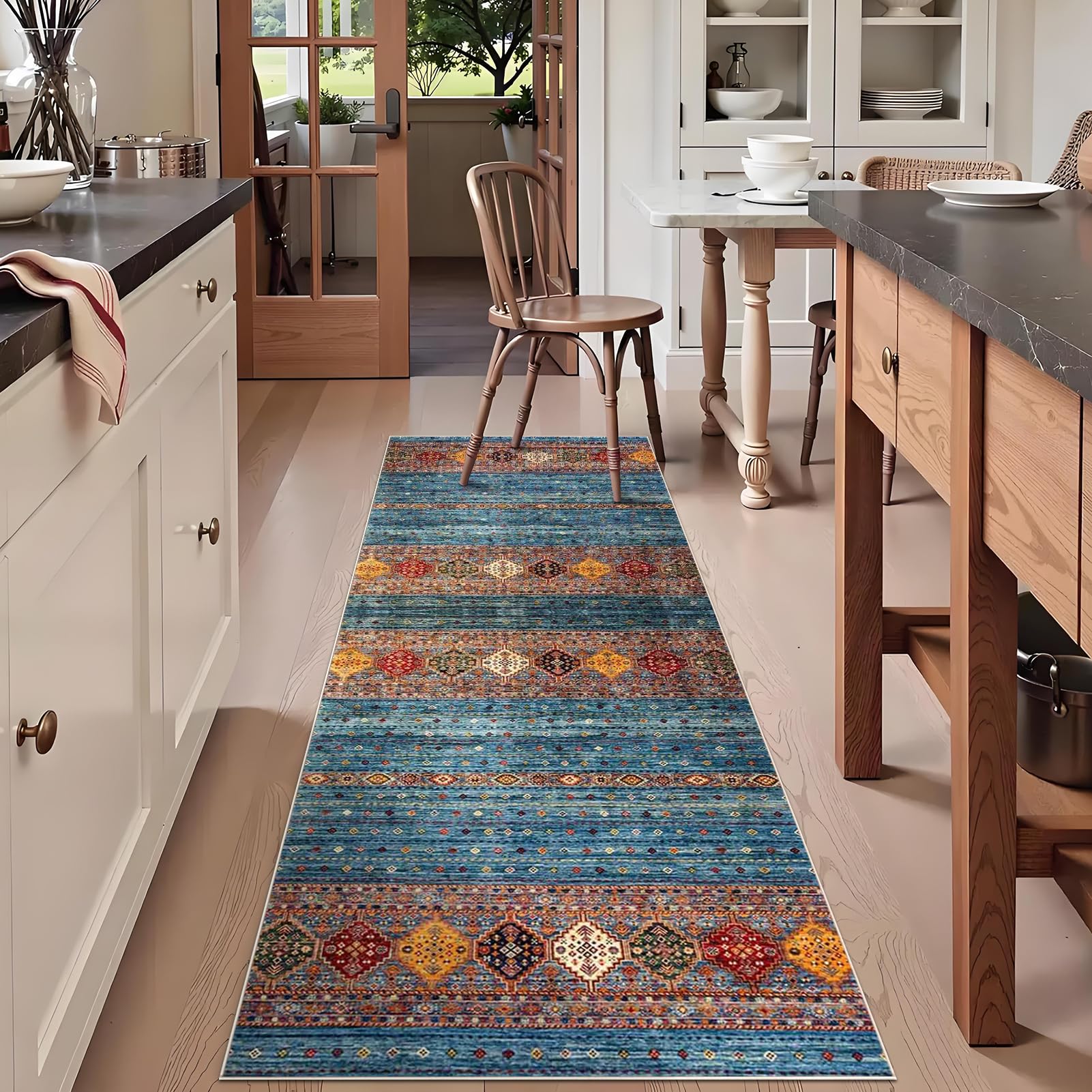 Alfombras corredor pasillo larga 100 x 180 cm de cocina antideslizante lavable