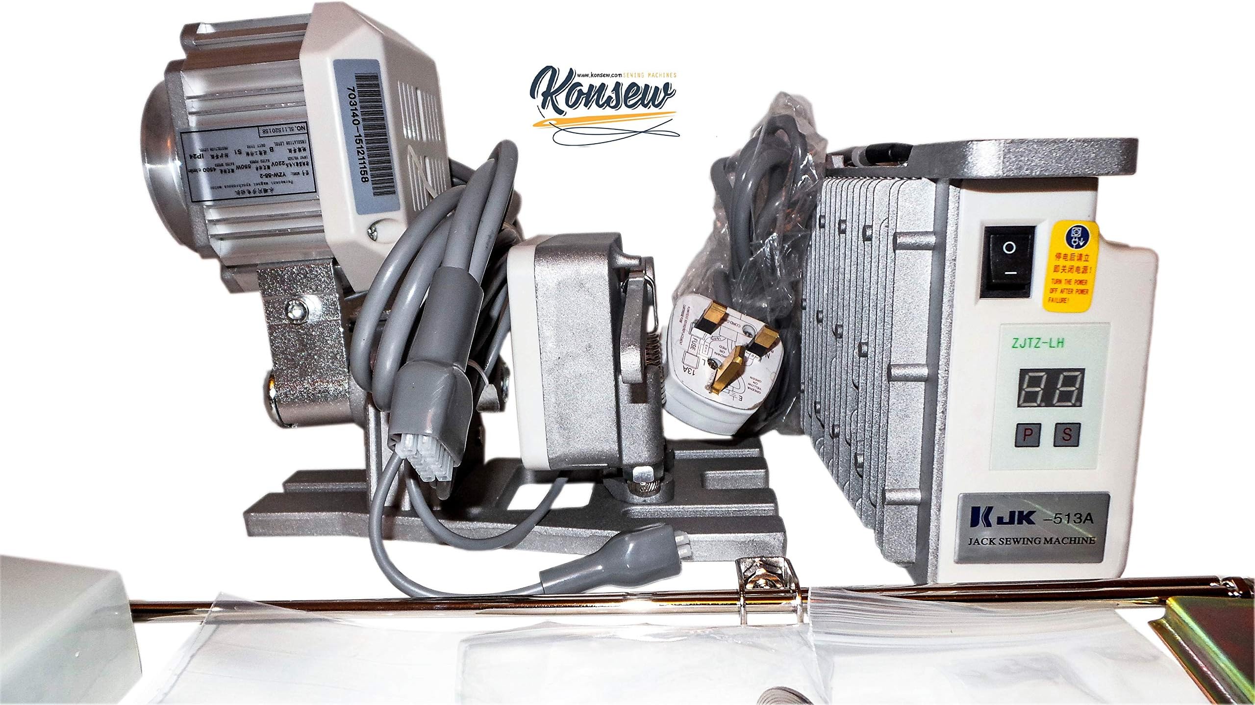 Jack JK-513A Speed Adjustable Energy Saving Silent Motor for Industrial Sewing Machines