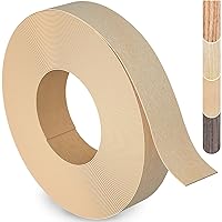 Vista 25 de Cinta de Borde de PVC, rollo de 3/4 pulgada x 25 pies de Cinta de Borde de Chapa Negra Preengomada Flexible, Cinta de Borde con Adhesivo