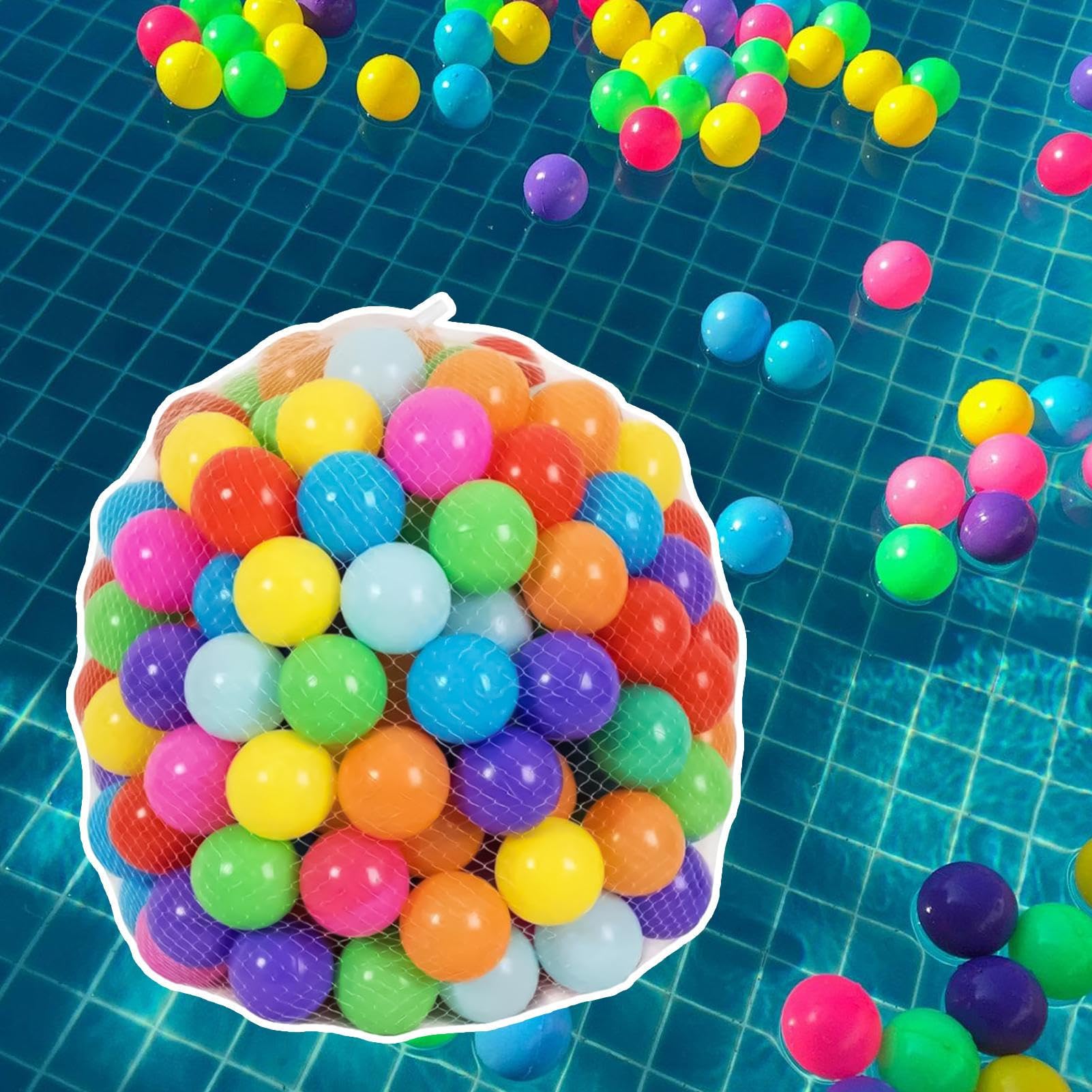 Pelotas para Piscina de Bolas Infantiles Agarre Sensorial Niños Niñas
