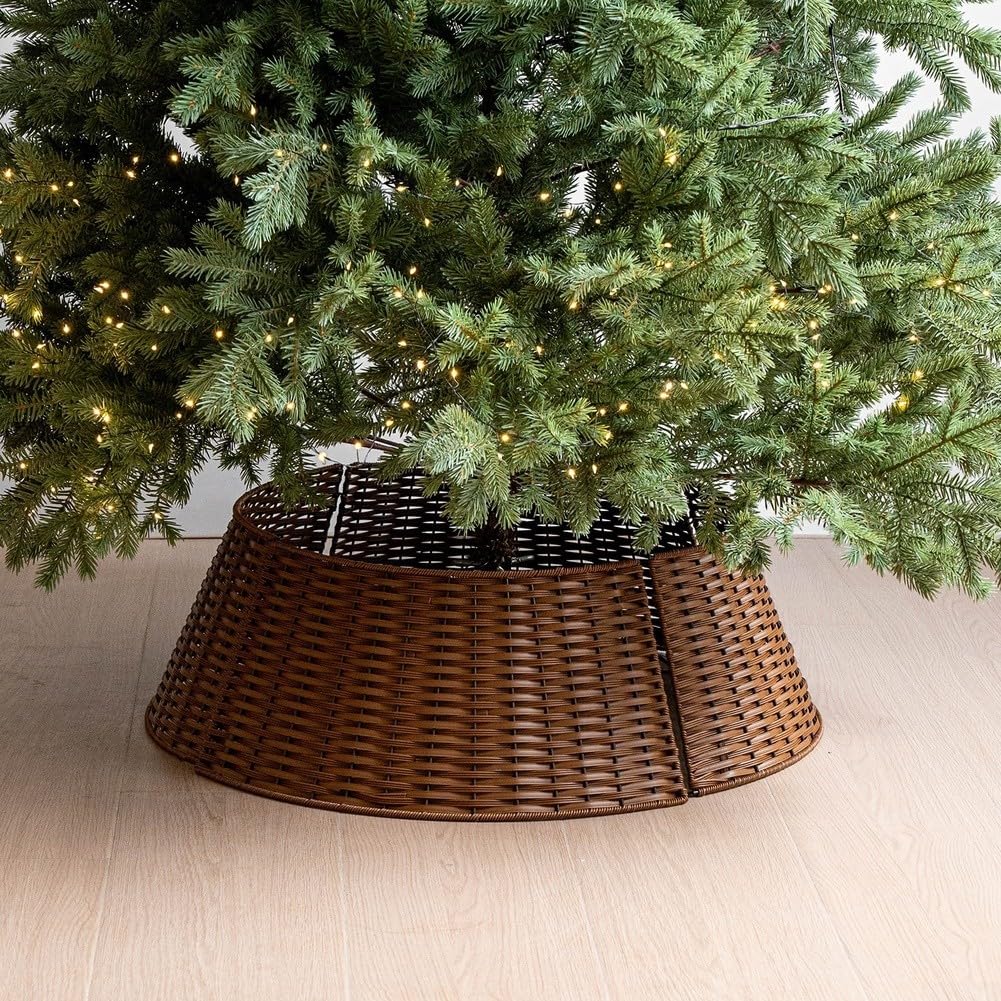 Gonna Natale Intrecciata a Mano Minimalista per beige Gonna Natale(B)