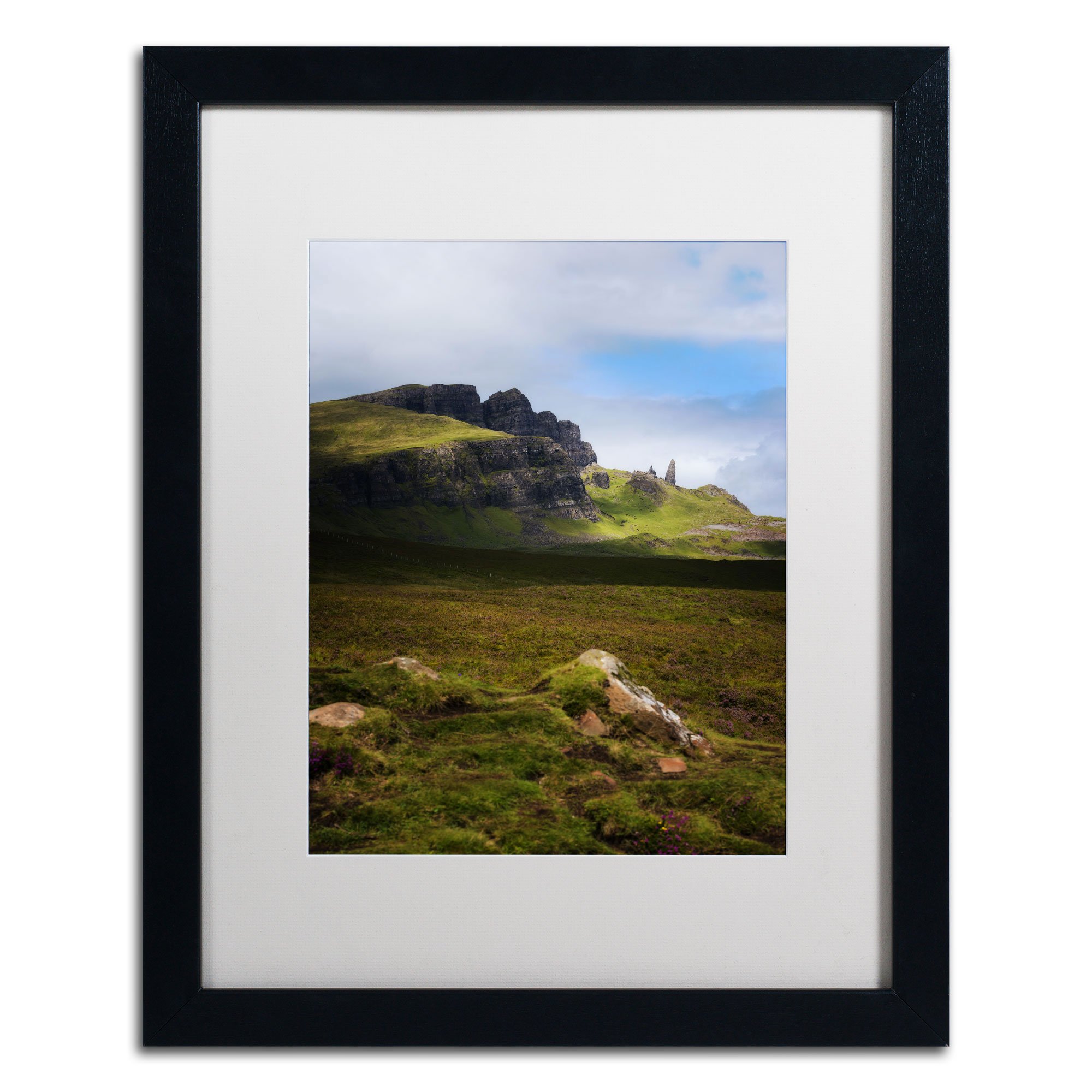 Old Man of Storr by Philippe Sainte-Laudy White Matte and Black Frame, 16 by 20-Inch